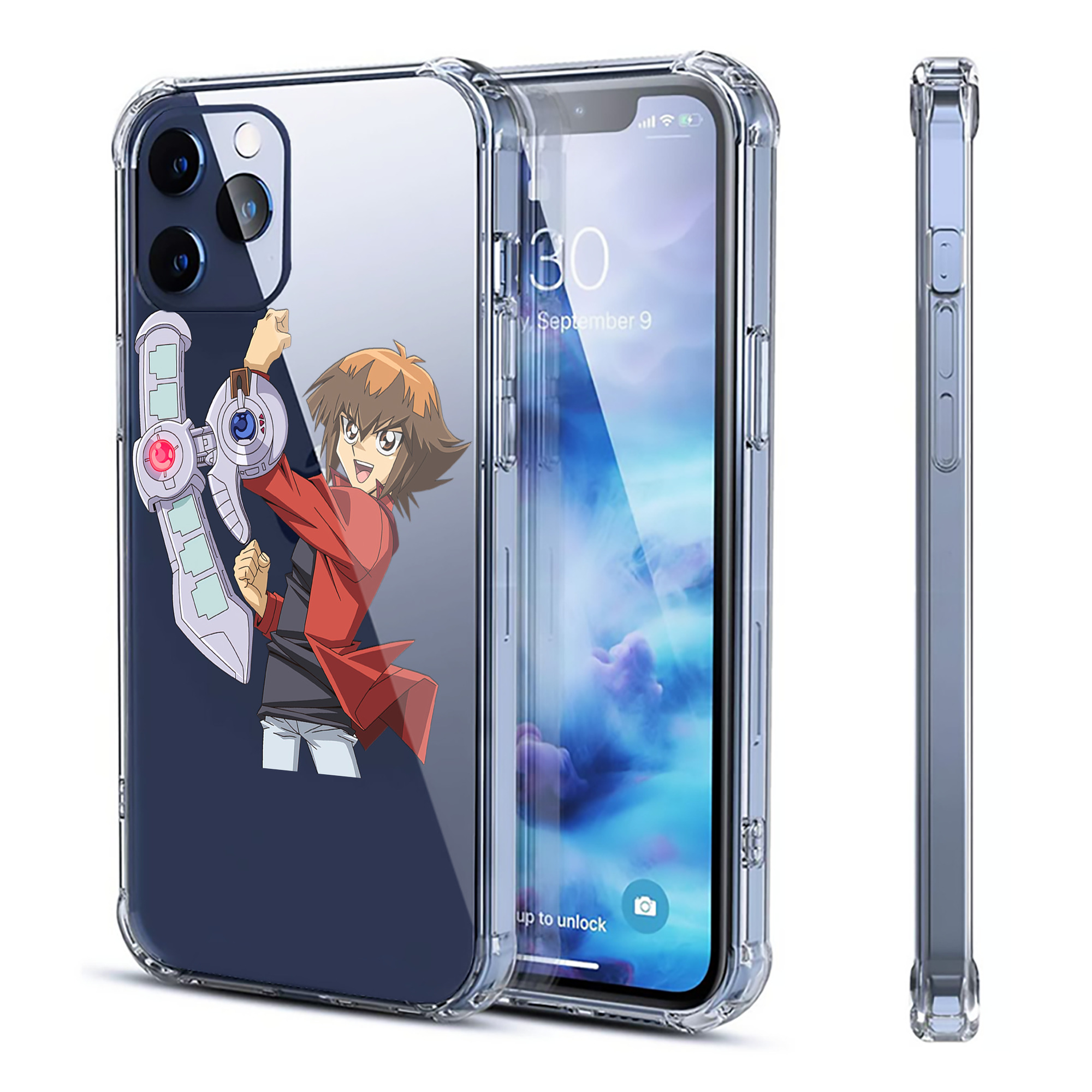 （画像用） 遊☆戯☆王 Yu-Gi-Oh! 【iPhone 12シリーズ対応】透明スマホケース（クリアソフトケース）
